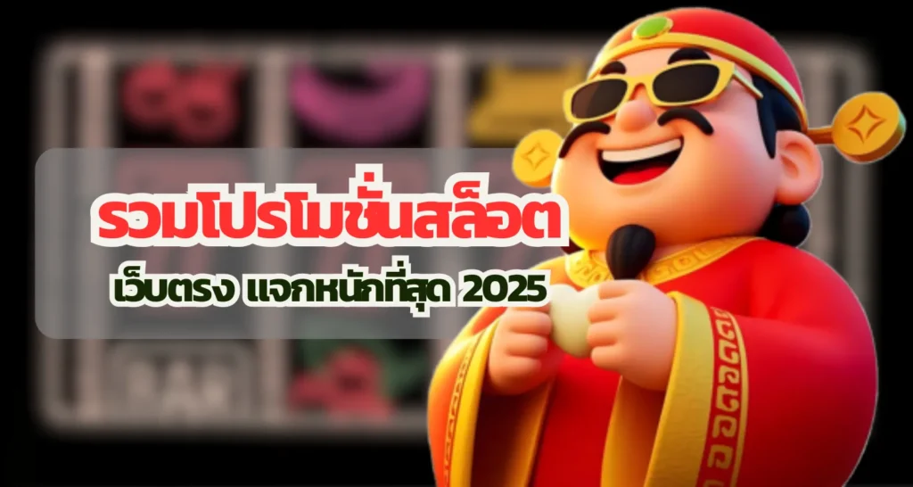 รวมโปรโมชั่นสล็อต เว็บตรง แจกหนักที่สุด 2025 1 รวมโปรโมชั่นสล็อต เว็บตรง แจกหนักที่สุด 2025